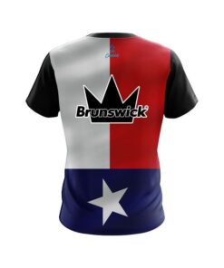Alternative view of Brunswick Texas Flag CoolWick Bowling Jersey