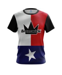 Brunswick Texas Flag CoolWick Bowling Jersey