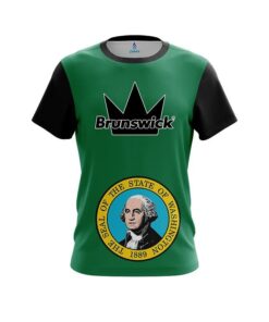 Brunswick Washington Flag CoolWick Bowling Jersey
