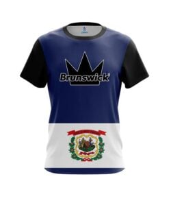 Brunswick West Virginia Flag CoolWick Bowling Jersey