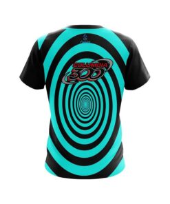 Alternative view of Columbia 300 Aqua Swirl CoolWick Bowling Jersey