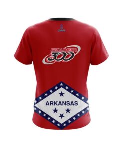 Alternative view of Columbia 300 Arkansas Flag CoolWick Bowling Jersey