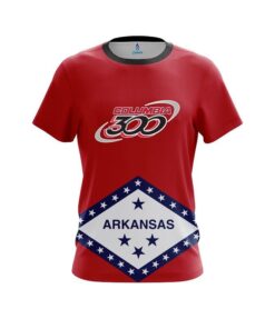 Columbia 300 Arkansas Flag CoolWick Bowling Jersey