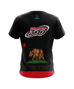 Alternative view of Columbia 300 California Republic Flag CoolWick Bowling Jersey