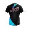 Columbia 300 Carbon Aqua Swirl CoolWick Bowling Jersey - Image 2