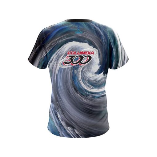 Columbia 300 Cloudy Vortex CoolWick Bowling Jersey - Image 2