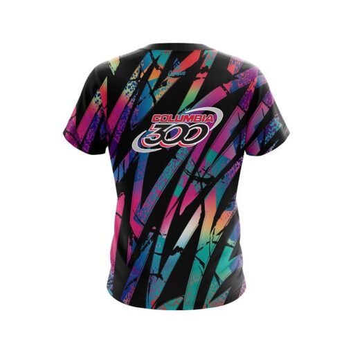 Columbia 300 Colorful Art CoolWick Bowling Jersey - Image 2