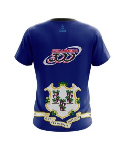Alternative view of Columbia 300 Connecticut Flag CoolWick Bowling Jersey