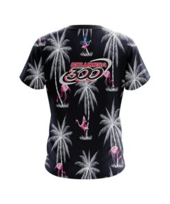 Alternative view of Columbia 300 Flamingo Palms CoolWick Bowling Jersey