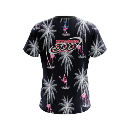 Columbia 300 Flamingo Palms CoolWick Bowling Jersey - Image 2