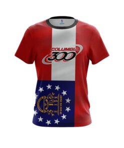 Columbia 300 Georgia Flag CoolWick Bowling Jersey