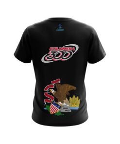 Alternative view of Columbia 300 Illinois Flag CoolWick Bowling Jersey
