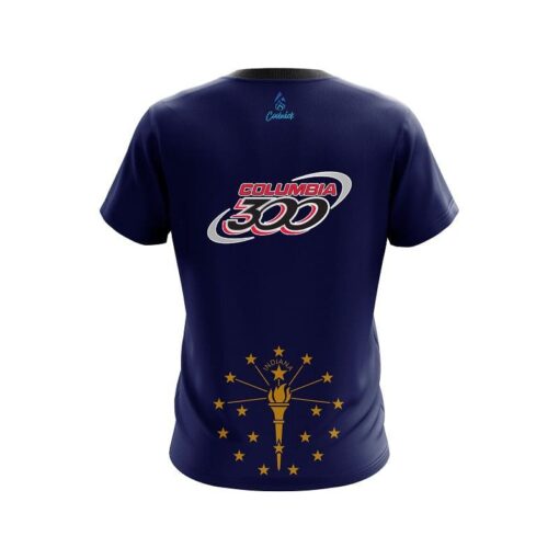 Columbia 300 Indiana Flag CoolWick Bowling Jersey - Image 2