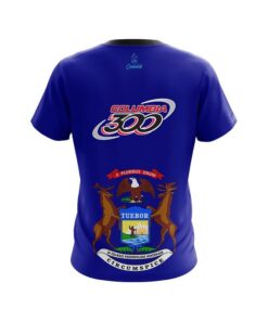 Alternative view of Columbia 300 Michigan Flag CoolWick Bowling Jersey