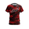Columbia 300 Military Red CoolWick Bowling Jersey
