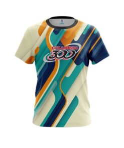 Columbia 300 Modern Stripe CoolWick Bowling Jersey