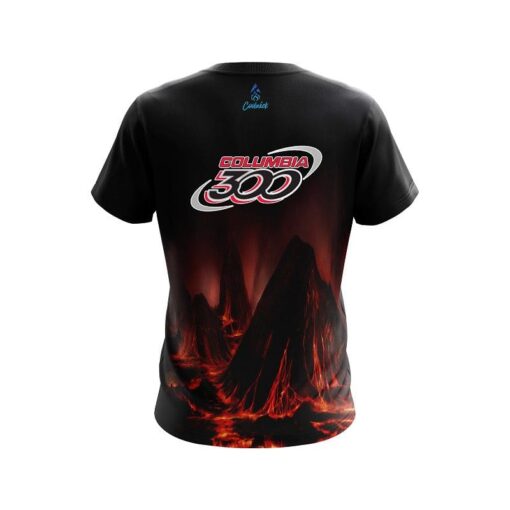 Columbia 300 Molten Volcano CoolWick Bowling Jersey - Image 2