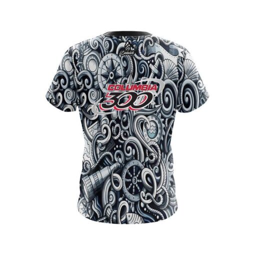 Columbia 300 Nautical CoolWick Bowling Jersey - Image 2