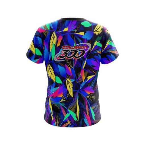 Columbia 300 Neon Leafs CoolWick Bowling Jersey - Image 2