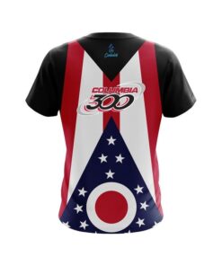 Alternative view of Columbia 300 Ohio Flag CoolWick Bowling Jersey