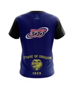 Alternative view of Columbia 300 Oregon Flag CoolWick Bowling Jersey