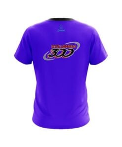 Alternative view of Columbia 300 Plain Purple CoolWick Bowling Jersey