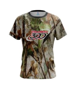 Columbia 300 Real Time Camo CoolWick Bowling Jersey