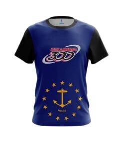 Columbia 300 Rhode Island Flag CoolWick Bowling Jersey