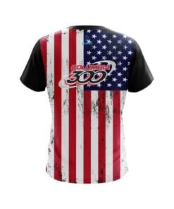 Alternative view of Columbia 300 USA Flag CoolWick Bowling Jersey