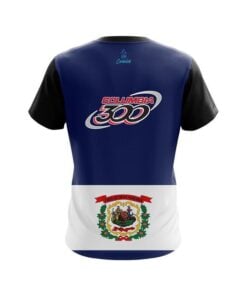 Alternative view of Columbia 300 West Virginia Flag CoolWick Bowling Jersey