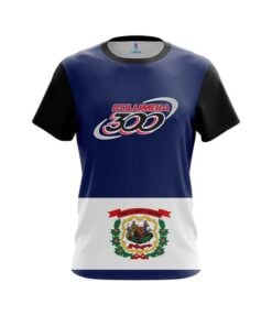 Columbia 300 West Virginia Flag CoolWick Bowling Jersey