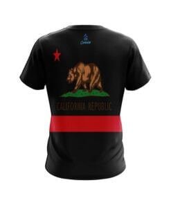 Alternative view of California Republic Flag CoolWick Bowling Jersey