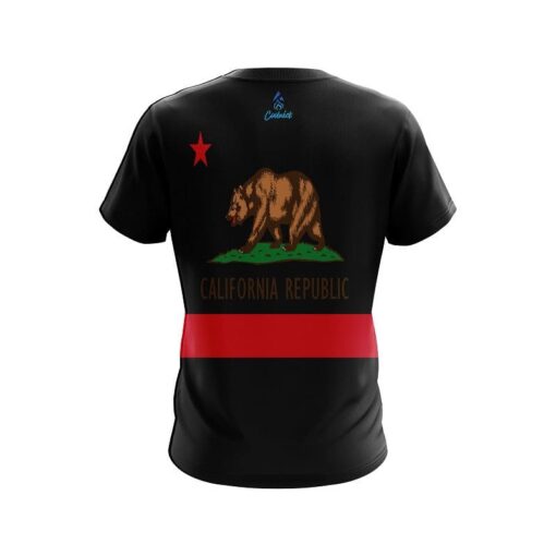 California Republic Flag CoolWick Bowling Jersey - Image 2