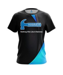 Hammer Carbon Aqua Swirl CoolWick Bowling Jersey