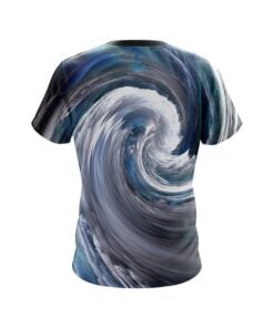 Alternative view of Cloudy Vortex CoolWick Bowling Jersey