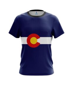 Plain Colorado Flag CoolWick Bowling Jersey