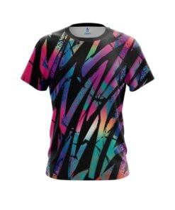 Plain Colorful Art CoolWick Bowling Jersey