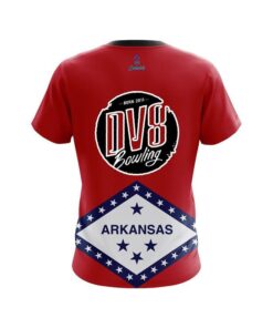 Alternative view of DV8 Arkansas Flag CoolWick Bowling Jersey