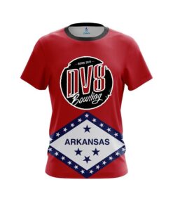 DV8 Arkansas Flag CoolWick Bowling Jersey
