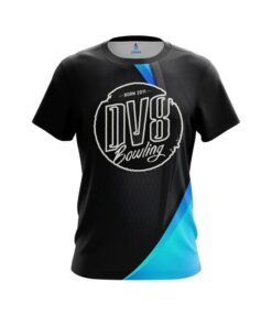 DV8 Carbon Aqua Swirl CoolWick Bowling Jersey