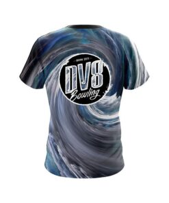 Alternative view of DV8 Cloudy Vortex CoolWick Bowling Jersey