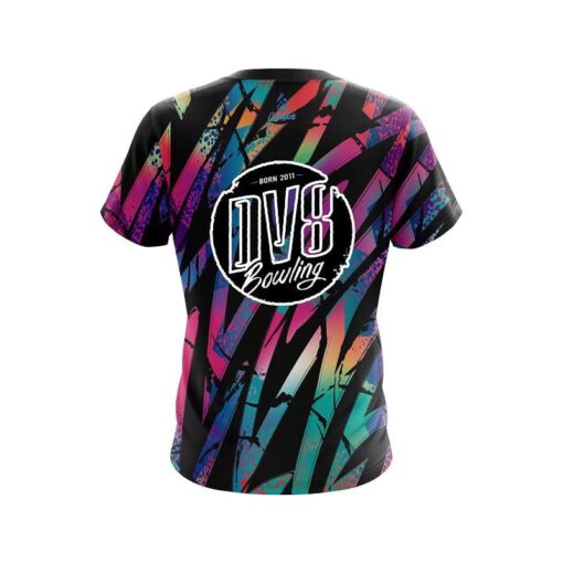 DV8 Colorful Art CoolWick Bowling Jersey - Image 2