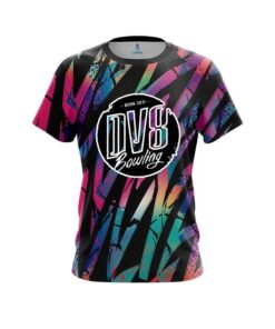 DV8 Colorful Art CoolWick Bowling Jersey