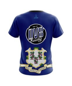 Alternative view of DV8 Connecticut Flag CoolWick Bowling Jersey