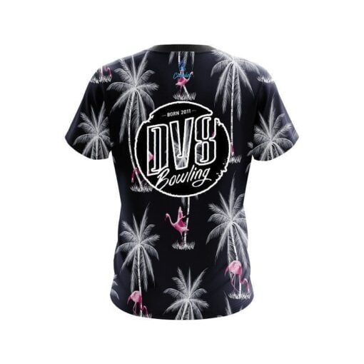 DV8 Flamingo Palms CoolWick Bowling Jersey - Image 2