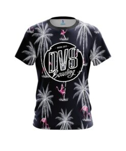 DV8 Flamingo Palms CoolWick Bowling Jersey