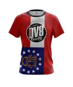 DV8 Georgia Flag CoolWick Bowling Jersey