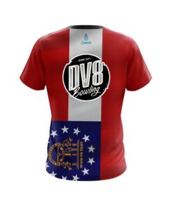 Alternative view of DV8 Georgia Flag CoolWick Bowling Jersey