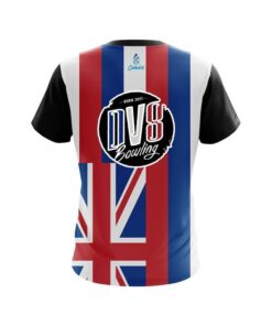 Alternative view of DV8 Hawaii Flag CoolWick Bowling Jersey