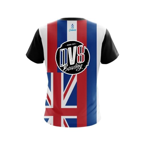 DV8 Hawaii Flag CoolWick Bowling Jersey - Image 2